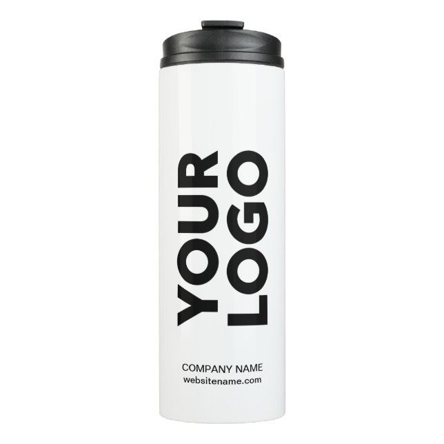 Garrafa Térmica Logotipo e texto personalizados (Frente)