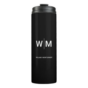 Garrafa Térmica Logotipo preto   Empresa empresarial