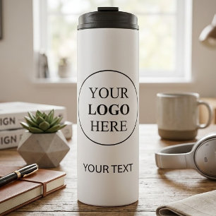 Garrafa Térmica Logotipo Promocional Personalizado – Sem Pedido Mí