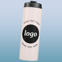 Logotipo Simples Com Texto Rosa Bege Empresa