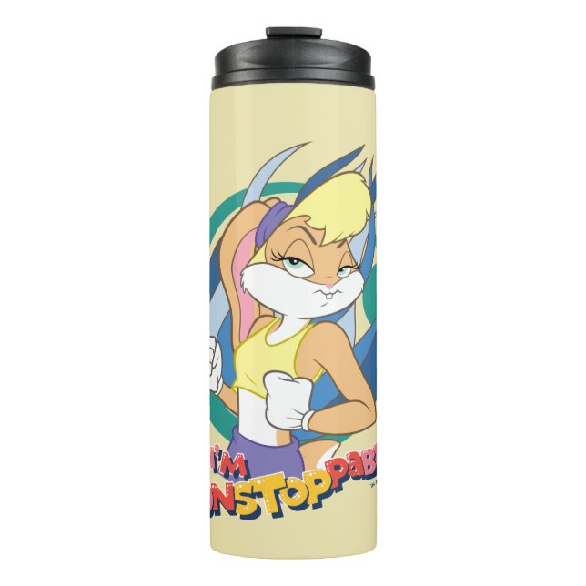 Garrafa Térmica Lola Bunny "Eu sou Imparável" (Frente)