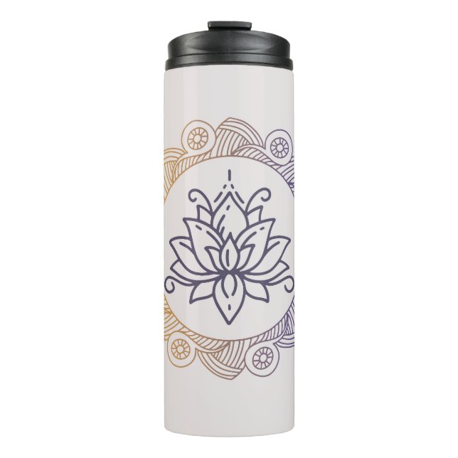 Garrafa Térmica Lotus Flower Tumbler (Frente)
