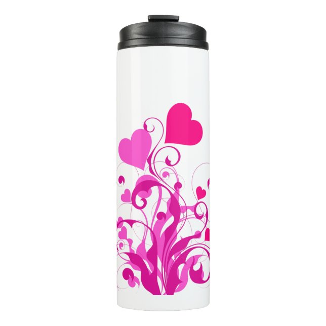 Garrafa Térmica Love Heart Shapes (Frente)