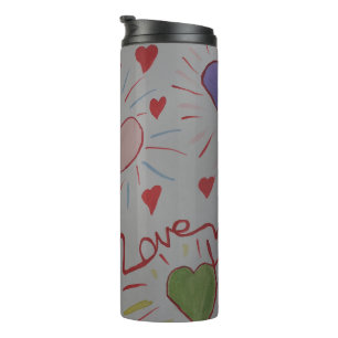 Garrafa Térmica Love Hearts Thermal Tumbler