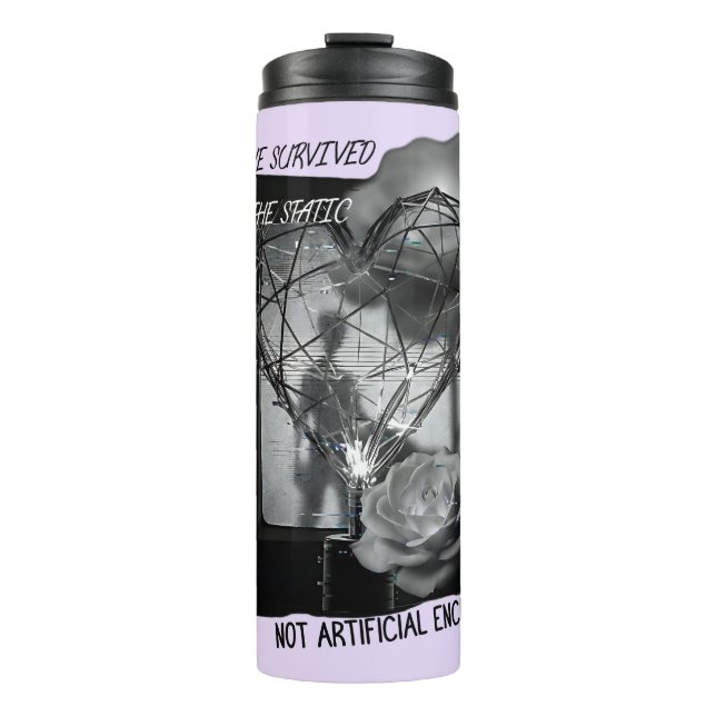 Garrafa Térmica Love Survived the Static (Frente)