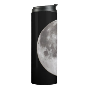 Garrafa Térmica Lua cheia no céu à noite