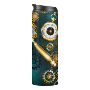 Garrafa Térmica Lupa no estilo Steampunk