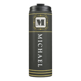 Garrafa Térmica Luxury minimal Modern monogram