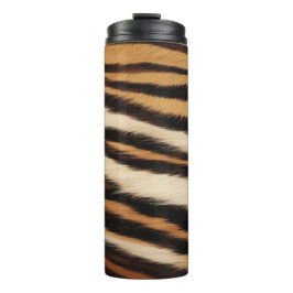 Garrafa Térmica Luxury Tiger Skin Faux Fur Wild Animal Stripe