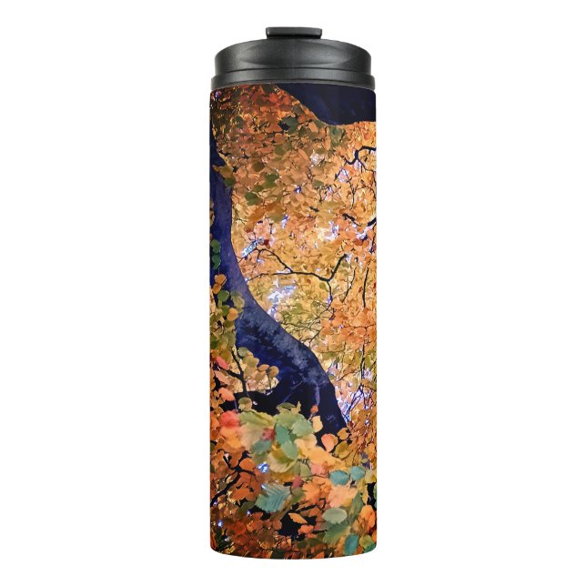 Garrafa Térmica Luz nas folhas (Frente)