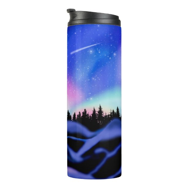 Garrafa Térmica Luzes de sonho (Rotação à direita)