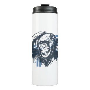 Garrafa Térmica Macaco Pensivo Chimpanzé