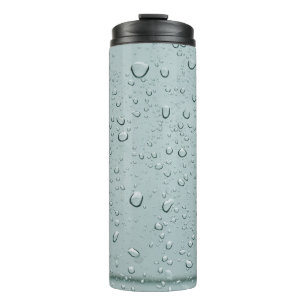 Garrafa Térmica Macro de gotas de água