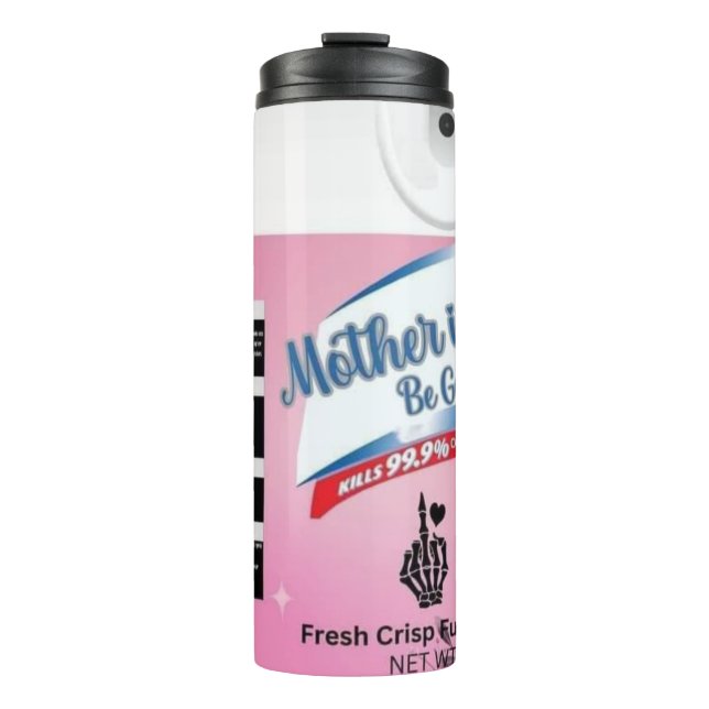 Garrafa Térmica Madre em Direito Sai-se do Spray (Frente)