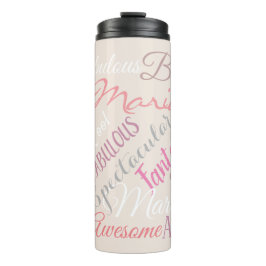 Garrafa Térmica Madrinha de casamento fantástica personaliza palav