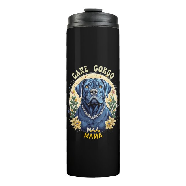Garrafa Térmica Mãe de Cane Corso (Frente)