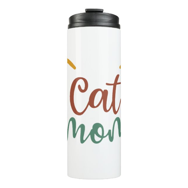 Garrafa Térmica Mãe de Gato (Frente)