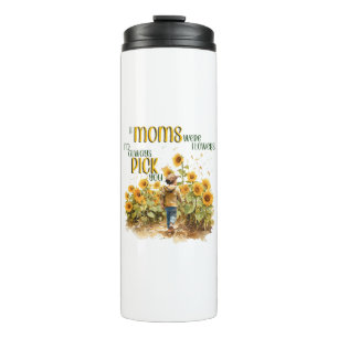 Garrafa Térmica mães eram flores