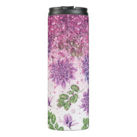 *~* Magenta Floral Suculenta Glitter Girly