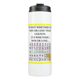 Garrafa Térmica mahjong