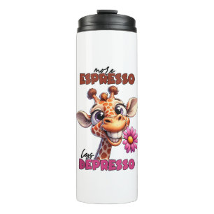 Garrafa Térmica Mais espresso menos depresso Spruch Kaffee Espress