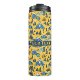 Garrafa Térmica Majestade de Montanha: Aventura de Hiker