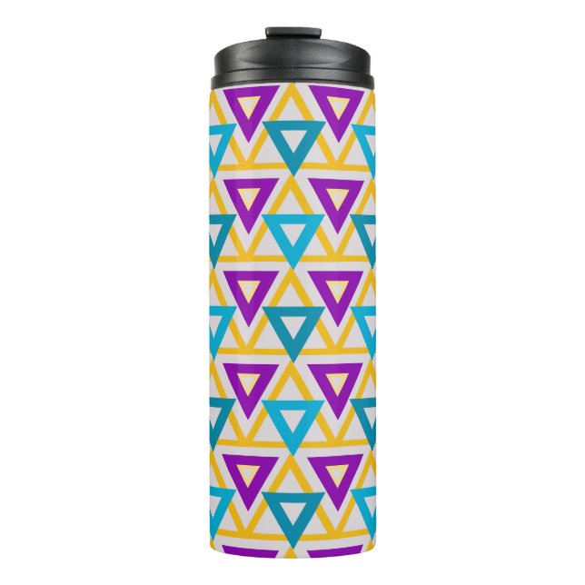 Garrafa Térmica Malha do Triângulo Bauhaus (Frente)