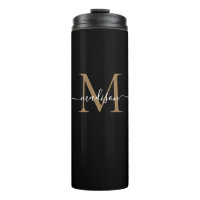 Malhação na moda Black Dourado Monograma Girly Scr