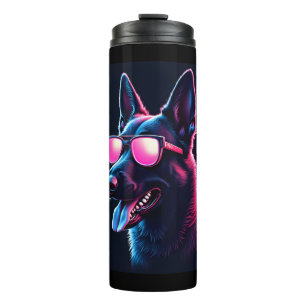 Garrafa Térmica Malinois belgas Cães Malinoiss T-Shirt Belga