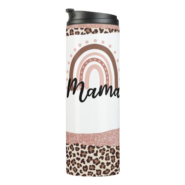 Garrafa Térmica Mama Boho Rainbow  (Rotação à direita)