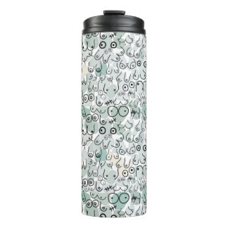 Garrafa Térmica mama feminista pastel