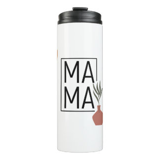 Garrafa Térmica Mama Tumbler, Boho Tumbler, Tumbler com Lid,