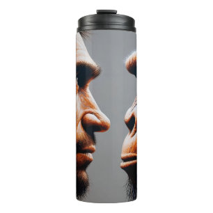 Garrafa Térmica  man confronting his evolutionary origin