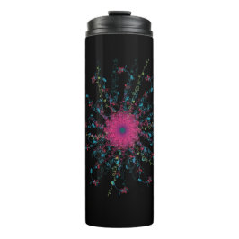Garrafa Térmica mandala rosa