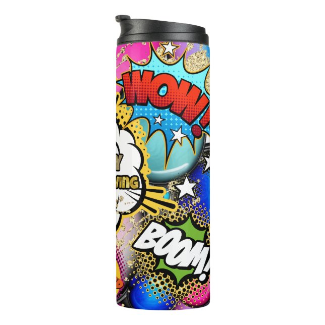 Garrafa Térmica Mantenha ou design seu próprio - Tumbler térmico (Rotação à direita)