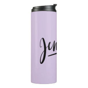 Garrafa Térmica Mão com o nome da caneca Jennifer isolada