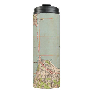 Garrafa Térmica Mapa Topográfico da Porta do Ouro