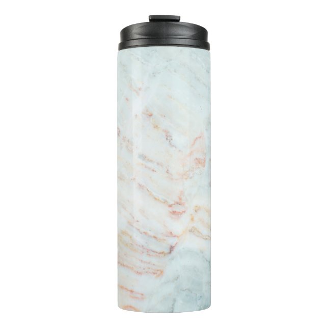 Garrafa Térmica Marble pattern texture natural background. Interio (Frente)