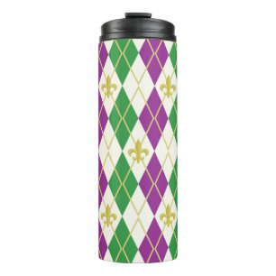 Garrafa Térmica Mardi Gras Argyle Tumbler
