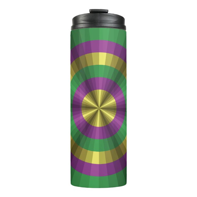 Garrafa Térmica Mardi Gras Illusion Thermal Tumbler (Frente)