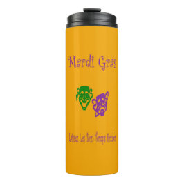 Garrafa Térmica Mardi Gras Mask Rouler