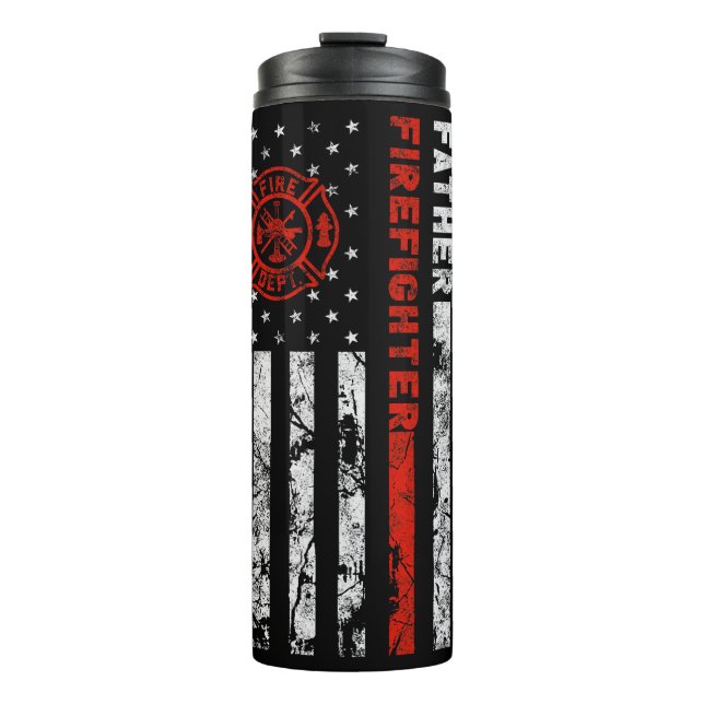 Garrafa Térmica Marido, padre e bombeiro (Frente)