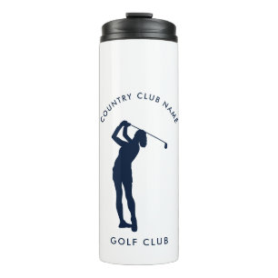 Garrafa Térmica Marinho Blue Team Swag do Clube de Golfe Moderno
