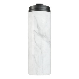 Garrafa Térmica Mármore Branco