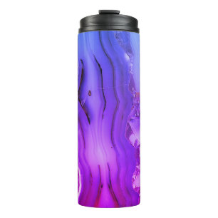 Garrafa Térmica Mármore Roxo Exótico