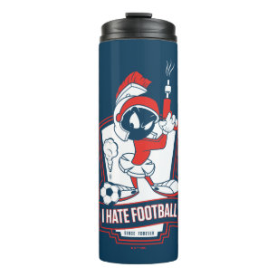 Garrafa Térmica MARVIN O MARCIANO™ Gráfico "Eu Odeio Futebol"