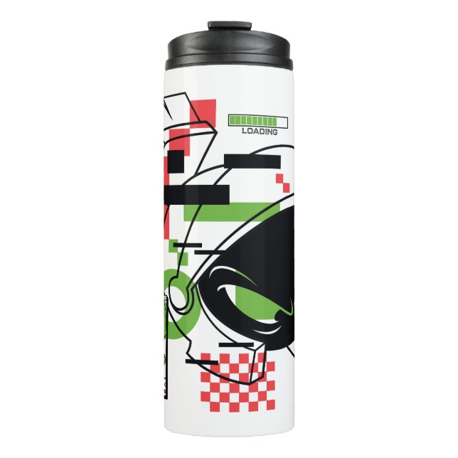 Garrafa Térmica MARVIN THE MARTIAN™ Glitch (Frente)