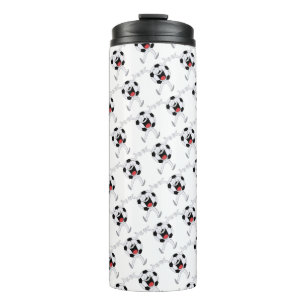 Garrafa Térmica Mascote Bola de Futebol Risonha
