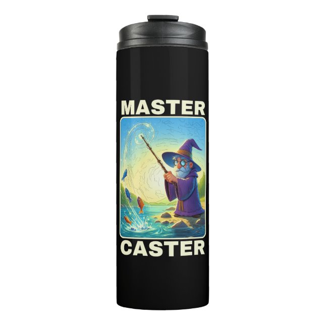 Garrafa Térmica Master Caster - Assistente de Pesca Mágica (Frente)