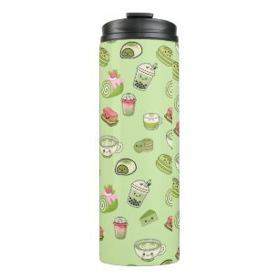 Garrafa Térmica Matcha fofo
